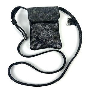 CoFi Penny Phone Crossbody Bag Genuine Leather Multicolor Boho Handbag Brand New